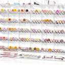 MotiMind Acrylic Pen Organizer Storage for 420 Markers Vertical Marker Organizer Acrylic Pen Display Holder for Office Desk Desktop Stationery Pencil Storage, Clear, 18 x 4 x 14.5 Inch