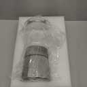 Moka Stovetop Espresso Maker,Crystal Glass-top & Aluminum Espresso Moka Pot,Classic Italian coffee maker,360ml(8cup) (White)