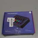 F11 Gaming Audio Mixer, RGB Gamer Set Voice Changer Soundboard, Live Sound Card Audio Inferface for PS5 PC Mobile Streaming Video Content Creation, 3.5mm/XLR Mic Input, 48V Phantom Power, Loopback