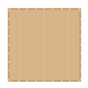 VICLLAX 90% Shade Fabric Sun Shade Cloth with Reinforced Grommets, Outdoor Sun Screen Fabric for Outdoor Patio Garden Pergola Cover Canopy 20x24 FT, Wheat