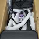 All Terrain Knee Scooter for Adults, Foldable Rolling Knee Scooter with DIY Stickers & Shock Absorber, Steerable Knee Walker for Broken Foot, Ankle Injuries & Surgery, Better Crutch Alternative (Cream Purple)