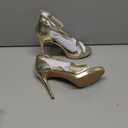 Stiletto Women High Heels: 4.3 Inch Comfortable Heels Prom Party Wedding, Peep Toe Platform Heels, Black White Silver Gold Strappy Heel Sandals (7)