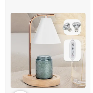 Candle Warmer Lamp with Timer & Dimmer, Adjustable Height Electric Candle Warmer with 3 Bulbs,Compatible with All Size Scented Candles, Wax Melt Warmer for Bedroom,Home Decor House Warming Gifts