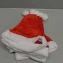 Meajore Santa Hat 6 Pack for Adults, Classic Red Fuzzy Christmas Hat with Bell for Xmas Party Holiday Festive Events