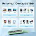 145W USB C Charging Station for Multiple Devices,6 Port USB C Hub Charger,Multi USB Charger Block for Laptop MacBook,HP,iPad,iPhone,Samsung,(Green, 145w)