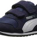 PUMA Baby ST Runner NL Velcro Kids Sneaker Peacoat White, 5 M US Toddler