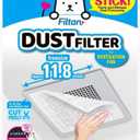 Easy Apply Dust Filter for Ventilation Fan, Peel & Stick, Self-Adhesive, FILTAN, Made in Japan, 3pcs