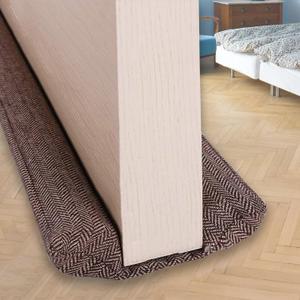VISEMAN 36 Inch Under Door Stopper-Door Noise Blocker, Double Sided Door Stopper, Machine-Washable (Nylon-cotton Coffee)