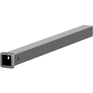 CURT 49360 2-Inch x 36-Inch Weld-On Raw Steel Trailer Hitch Receiver Tube, Raw