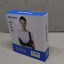 VELPEAU Arm Sling Shoulder Immobilizer for Women and Men, fit Left or Right Arm - Rotator Cuff Support Brace -Medical Sling for Shoulder, Clavicle, Elbow Injury (Comfort type, Medium: Bust 29.5-33.5)