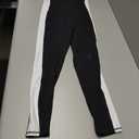 YITTY Active Women's UltraLuxe Built-In Bra Onesie, Athleisure, 4-Way-Stretch, Iconic Black/ True White, S, 7/ 8 Length