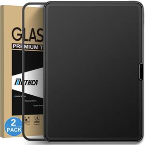 Mothca 2 Pack Matte Glass Screen Protector for iPad Air 11-inch M3 2025 / M2 2024 (7th/6th Generation) with Easy Installation Frame, Anti-Glare & Anti-Fingerprint Tempered Glass Film, Smooth as Silk