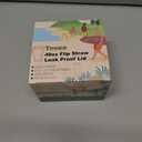 Tnvee 40 Oz Tumbler Flip Straw Lid for Stanley Tumbler- Silicone Cup Lid Replacement with Dustproof Cover Leak Proof for 40 OZ Stanley Cup Accessories (Black)