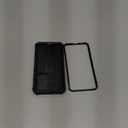 Dexnor for Samsung Galaxy A16-5G Phone Case, [2 Front Frame] [Built-in Magnetic Slide Camera Cover & Kickstand] Heavy Duty Protection Shockproof Case with Screen Protector, 6.7 inch Black