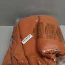 NICETOWN Bedroom Blackout Curtains Panels - Triple Weave Energy Saving Thermal Insulated Solid Grommet Blackout Draperies for Patio (80 inches by 108 Inch,Burnt Orange, Set of 2)