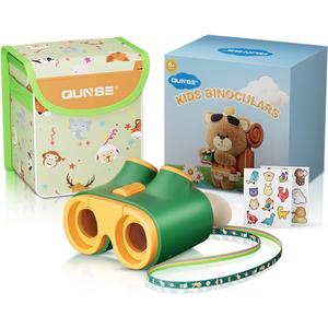 Binoculars for Kids 8x30,Adjustable Neck Strap/Shoulder Bag Stickers, Toy Binoculars for Bird Watching,Camping, Learning,Exploration Gift for Boys Girls 6-12 Years