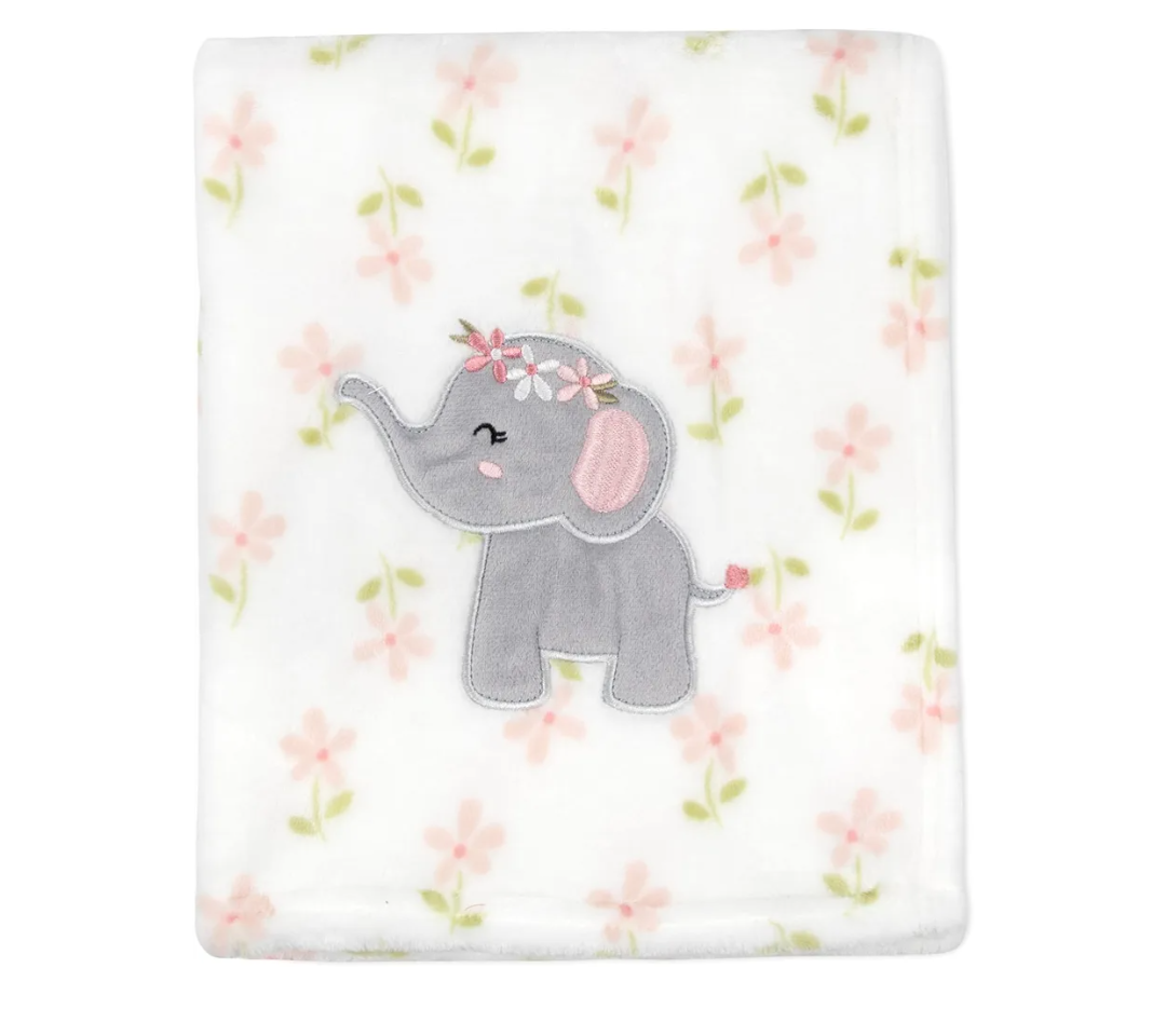 Plush Fleece Throw and Receiving Baby Blankets for Boys and Girls 30x36