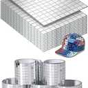 PP OPOUNT 2360 PCS 5 x 5 mm Disco Tiles and 2100 PCS 10 x 10 mm Disco Ball Tiles, Mirror Mosaic Tiles for DIY Disco Balls, Mini Glass Tiles for Art Collage, Indoor Outdoor Craft Decoration