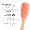 Tangle Teezer Ultimate Detangler Brush for Wet & Dry Hair, Eliminates Knots & Reduces Breakage for All Hair Types, Amazon Exclusive Apricot