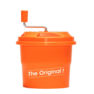 Manulle Salatschleuder Manual Salad Spinner, Dynamic MINI Manual Salad Spinner - 1 1/4 gal Capacity, Dries 2 Heads of Lettuce