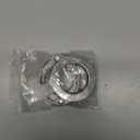 304 Stainless Steel Faucet Lock Nut Anti-Loosening Nut for Faucet Sink Fastener Mounting Fittings of Single Hole Faucet Fixing Parts(1set)