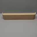 Wall-Mounted Coat Rack 'Toke' - Modern Design Coat Rack with Hidden Wall Hooks - Solid Wood Veneer Panel Coat Hanger - Oak, 5 Hooks