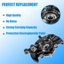 2 PCS Front Left and Right Steering Knuckles Wheel Bearing Hubs Assembly Replacement for 2009-2013 Toyota Corolla Matrix 698381, 698380