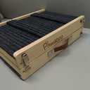 2026 Upgraded Dog Ramp for Couch, Foldable Small Dog Ramp for Sofa, 4 Adjustable Height from 13'' to 21", Portable Stable Pet Steps with Non-Slip Pad, Pet Ramps Use for Sofa Couch Stairs (A-Wood Color)