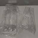 GYSLEOT Card Display Stand, Acrylic Risers Greeting Card Display Sticker Holder, 7-Tier Clear Acrylic Shelves for PSA Graded Card,Baseball Sports Card and Postcard Sticker Display (1 Pack)