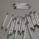 Chuangdi 24 Pcs Wedding Pens Bridal Shower Ballpoint Pens Retractable Bachelorette Black with Quotes for Guest Wedding Bridal Shower Favors Book Proposal Bachelor Party Gifts Office(Leaf)