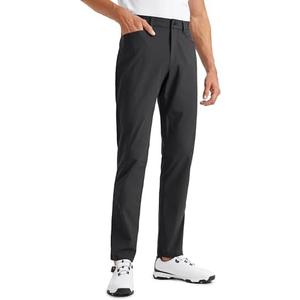 CRZ YOGA Men's All Day Comfy Golf Pants with 5-Pocket Quick Dry Lightweight Casual Work Stretch Trousers Size 36W x 34L