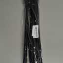 2pcs Tension Curtain Rod 33 to 56 Inch No Drilling Spring Tension Rod Adjusting Black Curtain Rod No Drilling Non-Slip Expandable Spring Loaded Curtain Tension Rods for Window, Doorway, Closet