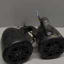 BELVA BWT4LED Pair of 400W 4-inch Powersports/ATV/UTV Speaker Pods with Blue LED Lighting