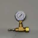 MEASUREMAN Air Over Water Test Kit, 2” Dial, 0-300 PSI, 1/4” NPT Top Mount with 3/4” Female Hose Connection for Leak Detection and Pressure Testing