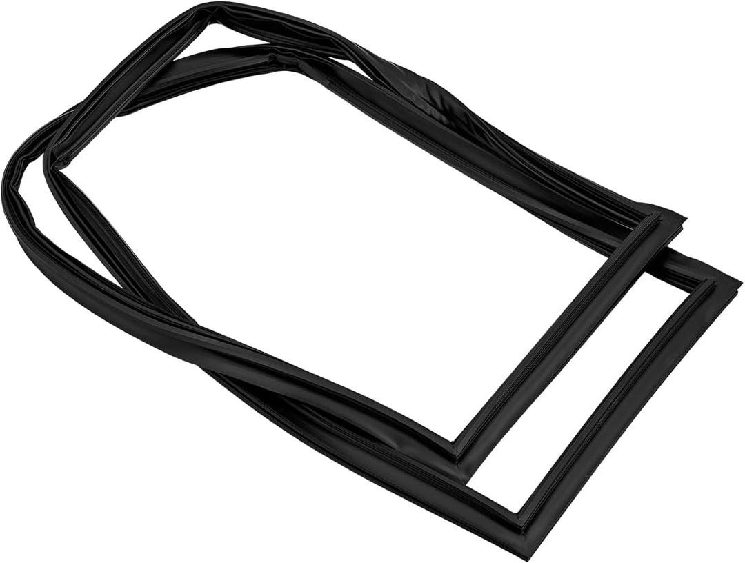 2159082 Freezer Door Gasket Fits for Whirlpool KitchenAid Kenmore Refrigerator Door Gasket Black 2171186 2196242 2181894 W10911422 443025 2309533 2221314