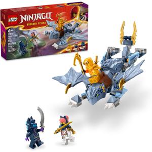 LEGO NINJAGO Young Dragon Riyu Playset with 3 Ninja Minifigures for Independent Play, Buildable Ninja Toy Model and Adventure Set for Kids, Ninja Gift for 6 Year Old Boys and Girls, 71810