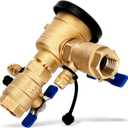 UPGRADED 1" 720A Pressure Vacuum Breaker Assembly, 400 PSI Max - Thickened Brass Backflow Preventer with Pre-Applied Sealant (No Teflon Tape Needed), Backflow Preventer Valve for Irrigation & Plumbing