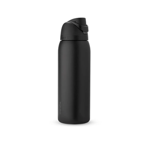 Owala FreeSip Insulated Stainless Steel Water Bottle with Straw, BPA-Free Sports Water Bottle, Great for Travel, 40 Oz, Very, Very Dark