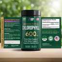 [2 Pack] Chlorophyll Capsules 600mg - Freshness support for Women & Men