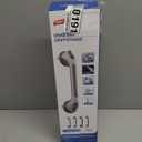 TAILI Shower Grab Bar 16 Inch Suction Cup Grab Bars for Bathroom, Removable Shower Safety Handle Heavy Duty Bathtub Grip for Seniors & Elderly, Strong Handrails No Drilling Waterproof, Gray