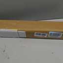 No Tools No Drill Cordless Roman Shades for Indoor Windows 100% Blackout, for Window Size 21" W 64" H White