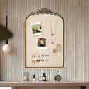 Linen Cork Bulletin Board, Large 19''x31'' Pin Board for Walls, Framed Vintage Hanging Picture Photo Board, Vision Board for Home Kitchen Office School Decorative