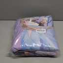 Disney Frozen 2 Lavender, Light Blue and Purple Forest Spirit 4 Piece Toddler Bed Set - Comforter, Fitted Bottom Sheet, Flat Top Sheet, Reversible Pillowcase