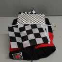 EBYTOP Race Car Driver Costume Women,Halloween Sexy Racecar Jumper With Nascar Flag,Pit Crew for Talladega Nights Racing, Size M