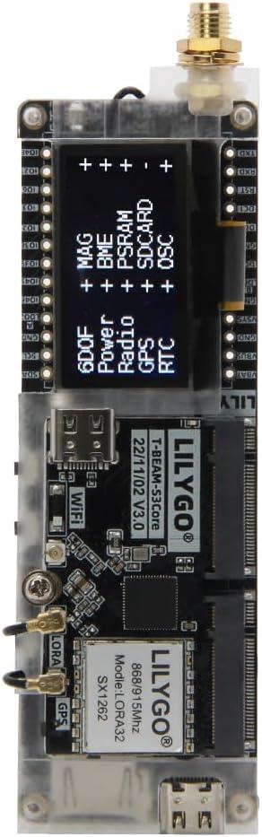 LILYGO T-BeamSUPREME Meshtastic 915Mhz ESP32-S3 LoRa L76K GPS WiFi Bluetooth Module TTGO Development Board with 1.3inch SH1106 OLED