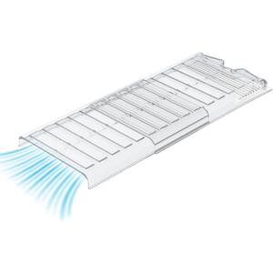 Magnetic Air Vent Extender for Under Furniture Floor Vent Deflector for Home Register Up to 12" Wide Extend from 17"-33" (1.5Inch Height)