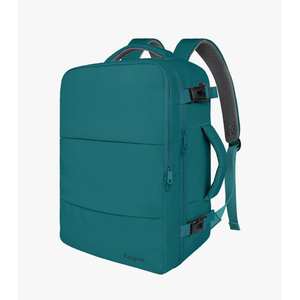Taygeer Carry on Backpack for Men Women, Luggage Laptop Backpack for Airplane Travel with USB Charging Port, 35L Water Resistant Gym Weekender Bag for College Gift, Peacock Blue