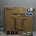 Baby Gate No Drilling, 29"-40" Auto Close Dog Gate Indoor for Doorways & Stairs, Pressure Mounted Adjustable Pet Gate, Easy Walk Through Child Gate for Children & Pets Stroller Friendly, White