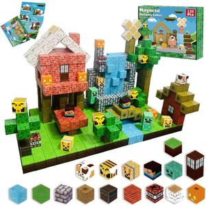 Lottmopi Magnet Blocks -120pcs Magnetic Building Blocks, STEM Montessori Sensory Toys for Toddlers Gifts for 3+ Years Old, Magnet Cubes Toddler Kids Toys Birthday Gifts Party Supplies