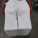 Womens High Waist Wide Straight Leg Trousers Casual Slacks Dress Pants with Pockets, (White, 14XTall)